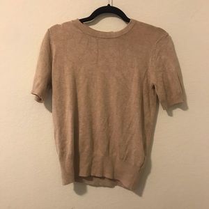 Zara | Cream knitted shirt